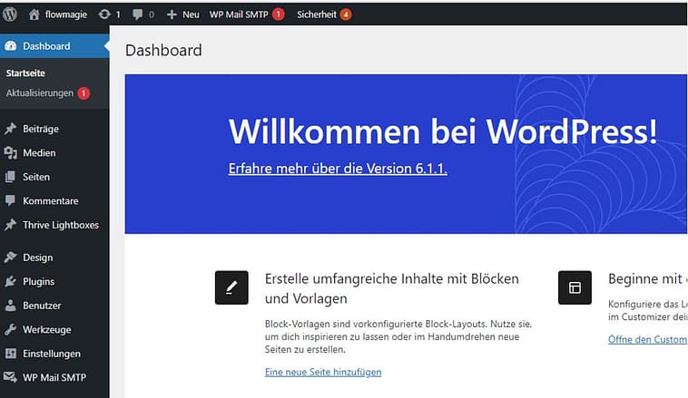 Wordpress Grundfunktionen (2)